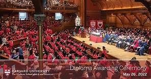 2022 GSAS Diploma Awarding Ceremony in Sanders Theatre