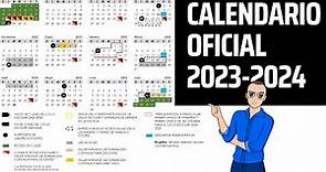 OFICIAL 📆 Calendario escolar 2023-2024