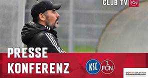 Die PK mit Cristian Fiél im Re-Live | Karlsruher SC - 1. FC Nürnberg