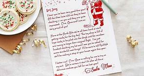 Any Kid Would Love One of These Free Santa Letter Templates