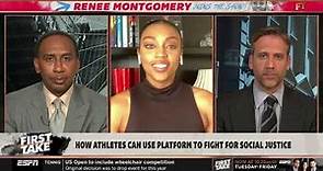 Renee Montgomery on ESPN's First Take June 25, 2020
