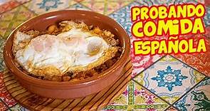 Comida en uno de los PUEBLOS MÁS BONITOS de MADRID - COMIDA ESPAÑOLA 🇪🇸