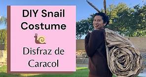 DIY Snail Costume/ Disfraz de Caracol