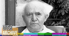 Israel's Founding Father: David Ben-Gurion Interview (1957)