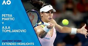Petra Martic v Ajla Tomljanovic Extended Highlights | Australian Open 2024 First Round