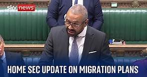 Home Secretary James Cleverly faces first Home Office Questions in Parliament