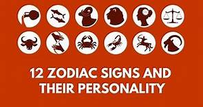 12 Zodiac Signs Dates and Personality Traits