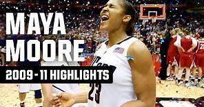 Maya Moore Final Four highlights at UConn