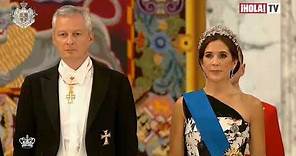 Las tiaras que destacaron en la cena de gala de los Macron y la familia real danesa | ¡HOLA! TV