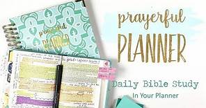 Prayerful Planner | Daily Bible Study in Your Planner