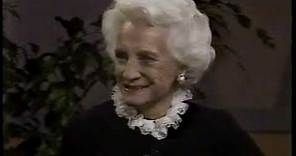 Mary Martin, Dorothy (Mrs. Oscar) Hammerstein--1982 TV Interview and Song