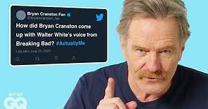 Bryan Cranston Answers Your Questions | Actually Me