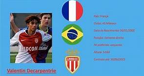Valentin Decarpentrie (AS Monaco) vs Sochaux U19