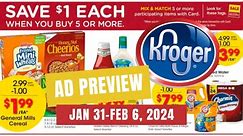 *MORE MEGA!* Kroger Ad Preview for 1/31-2/6 | Mega Sale, Weekly Digitals, 10 for $10, & More