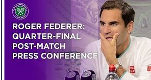 Roger Federer Quarter-Final Press Conference | Wimbledon 2021