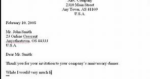 How to Write a Business Letter to Customers