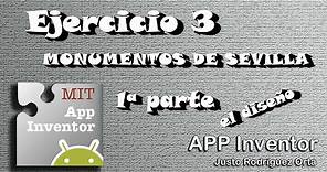 App Inventor Básico - Ejercicio 3 - 1ª Parte: Monumentos de Sevilla