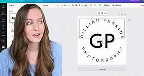 How to Make Your Own LOGO with Canva (easy step-by-step tutorial)