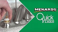 Leaky Faucet - Quick Fixes - Menards