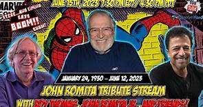 John Romita Sr. Tribute Stream with Roy Thomas, John Romita Jr., and Friends!