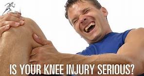 How to know if you have a serious knee injury