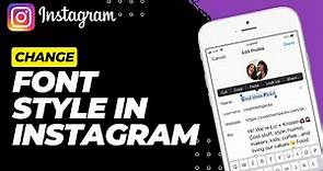 How to Change Font Style in Instagram (2023)