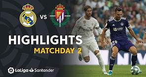Highlights Real Madrid vs Real Valladolid (1-1)