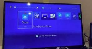 How to sign into playstation network ps4