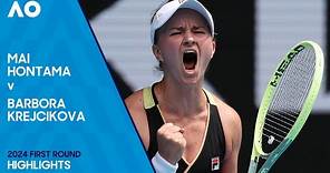 Mai Hontama v Barbora Krejcikova Highlights | Australian Open 2024 First Round