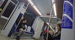 Así es el Metro de Madrid: Estación de PLAZA DE ESPAÑA trayecto LÍNEA 10 hasta Santiago Bernabéu