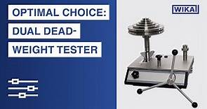 Dead-Weight Tester for perfect Pressure Calibration in a laboratory