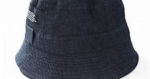 丹寧原色布料漁夫帽 素面貼標休閒風格 遮陽帽 紳士帽 四季皆可配戴 柒彩年代【NH182】透氣舒適 | 柒彩年代直營店 | 樂天市場Rakuten