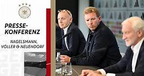 🎙️ Pressekonferenz des DFB • Nagelsmann wird neuer Bundestrainer