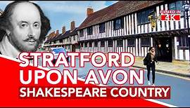 STRATFORD UPON AVON | Walking tour of Stratford Upon Avon, birthplace of William Shakespeare | 4K