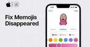 Fix Memojis Disappeared From iPhone After iOS 17 Update