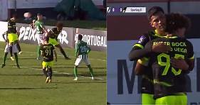 Jesús Alcántar marca gol en triunfo del Sporting de Lisboa B