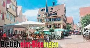 Bietigheim-Bissingen City Germany 🇩🇪 Walking tour, 4k video