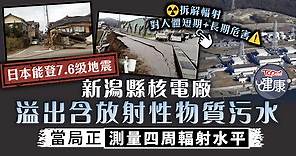 日本能登7.6級地震｜新潟縣核電廠　溢出含放射性物質污水　拆解輻射對人體短期 長期危害 - 香港經濟日報 - TOPick - 健康 - 都市病