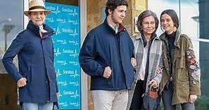 La reina Sofía se marcha del hospital arropada por Froilán y Victoria Federica | Diez Minutos