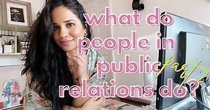 Public Relations Job | Day in the Life