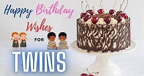 Happy Birthday Wishes HD Video for Twins Brother & Sister | Birthday Status for Twins | Birthdaywrap