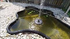 ADDTOP Solar Fountain Pump Solar Bird Bath Review