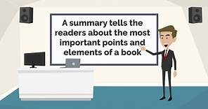 How to write a book summary | Book synopsis | write a book summary