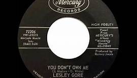 1964 HITS ARCHIVE: You Don’t Own Me - Lesley Gore (a #2 record--mono 45)