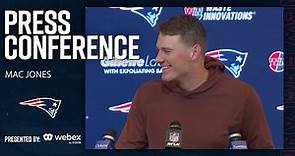 Mac Jones Speaks with Media after New England Patriots Week 7 Win | Press Conference