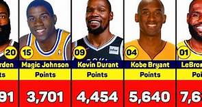 NBA Career PLAYOFF Scoring Leaders of all Time