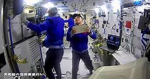 See China's Shenzhou 17 crew eat, work and look at Earth from the Tiangong space station