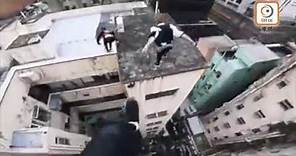 每日一片：飛躍道天台瘋狂跳躍 網民斥失手累街坊