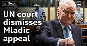 Butcher of Bosnia: Ratko Mladic genocide appeal dismissed at UN court