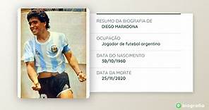 Biografia de Diego Maradona - eBiografia